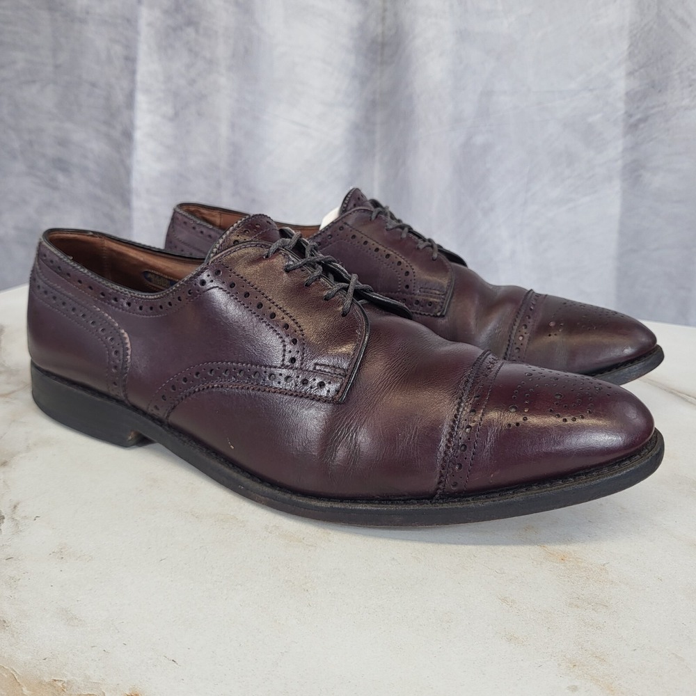 Allen Edmonds SANFORD Cordovan Cap Toe Derbys Men's Size 11.5 C 5277